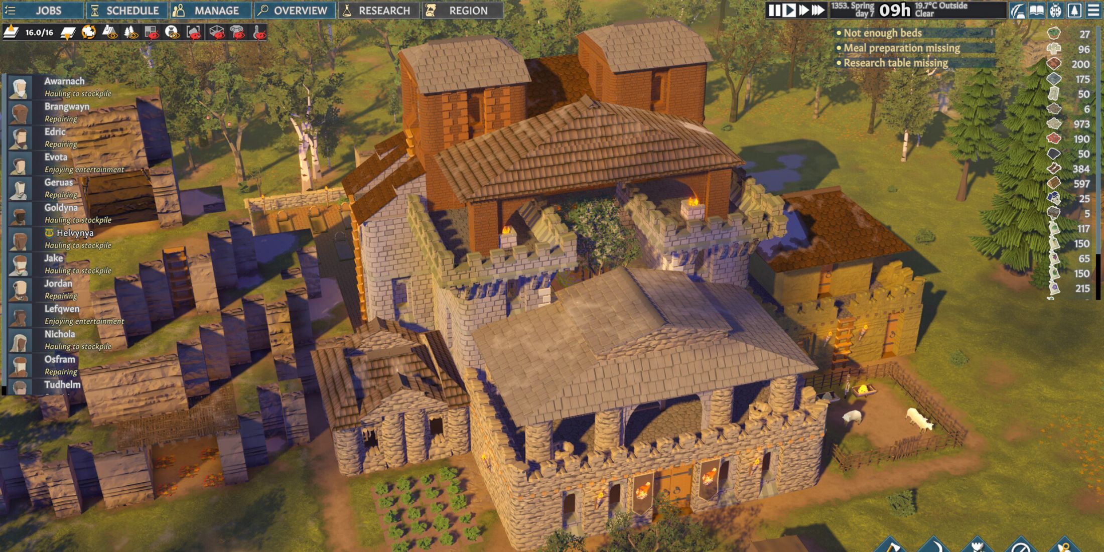 A building in Going Medieval