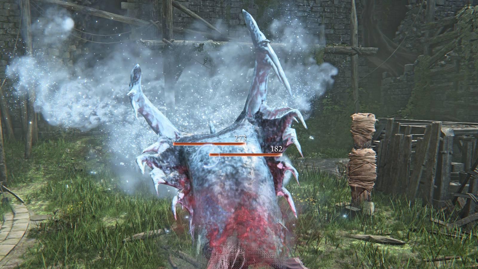 A player inflicting Frostbite in Elden Ring Nightreign