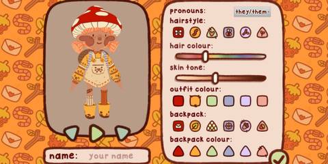 Character creator in Mail Time