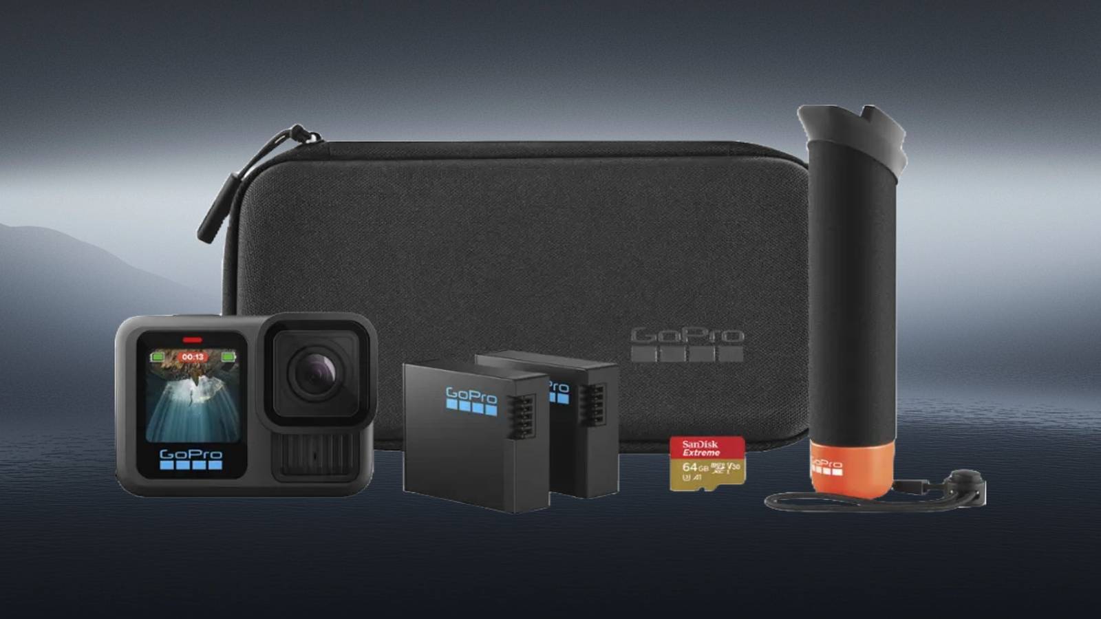 Image of the Hero13 bundle on a grey gradient background.