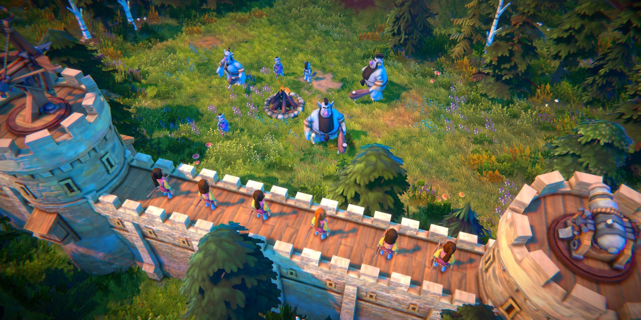 People defending the kingdom in Fabledom