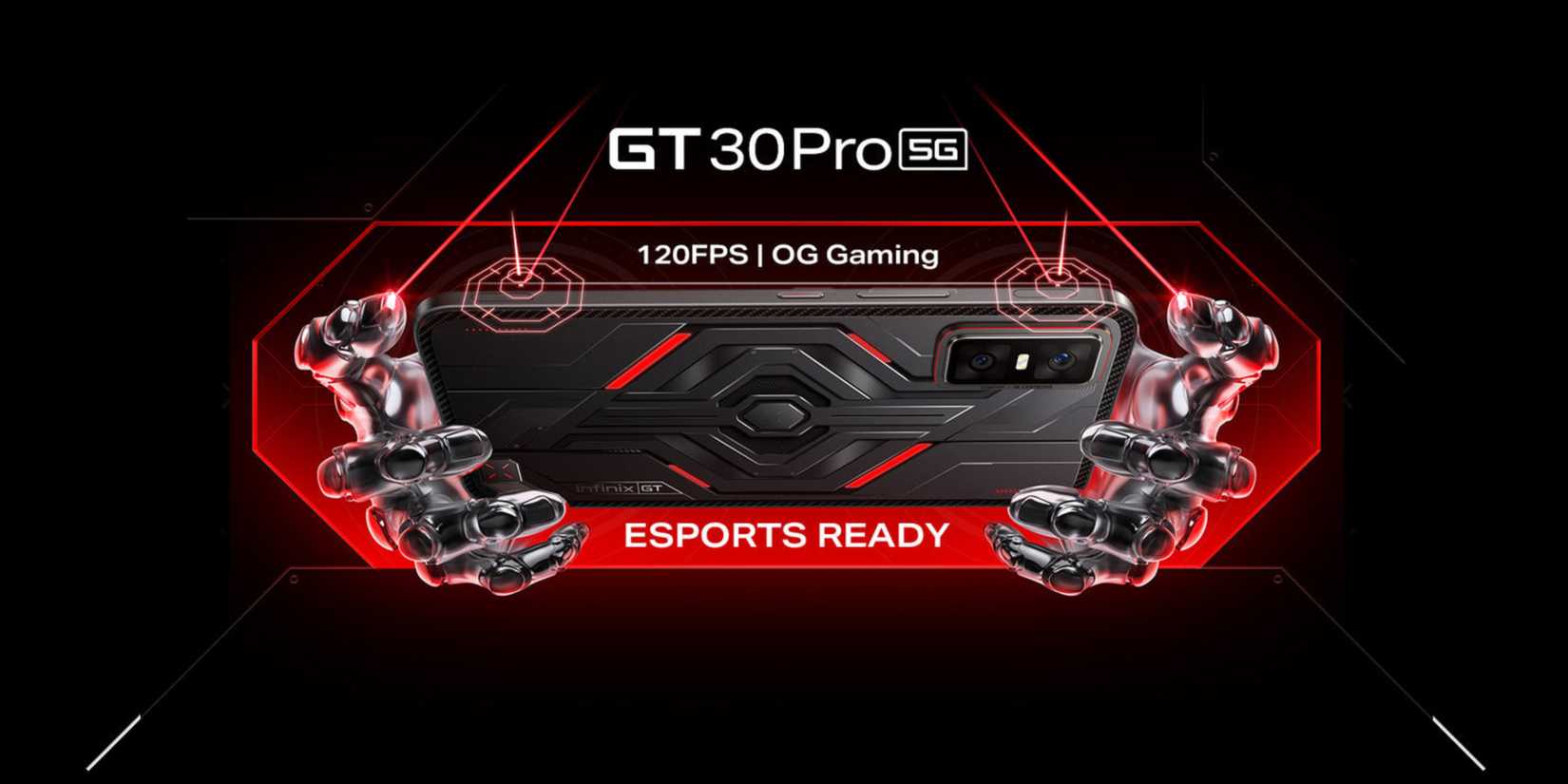 Image of the Infinix Gt30 press image.