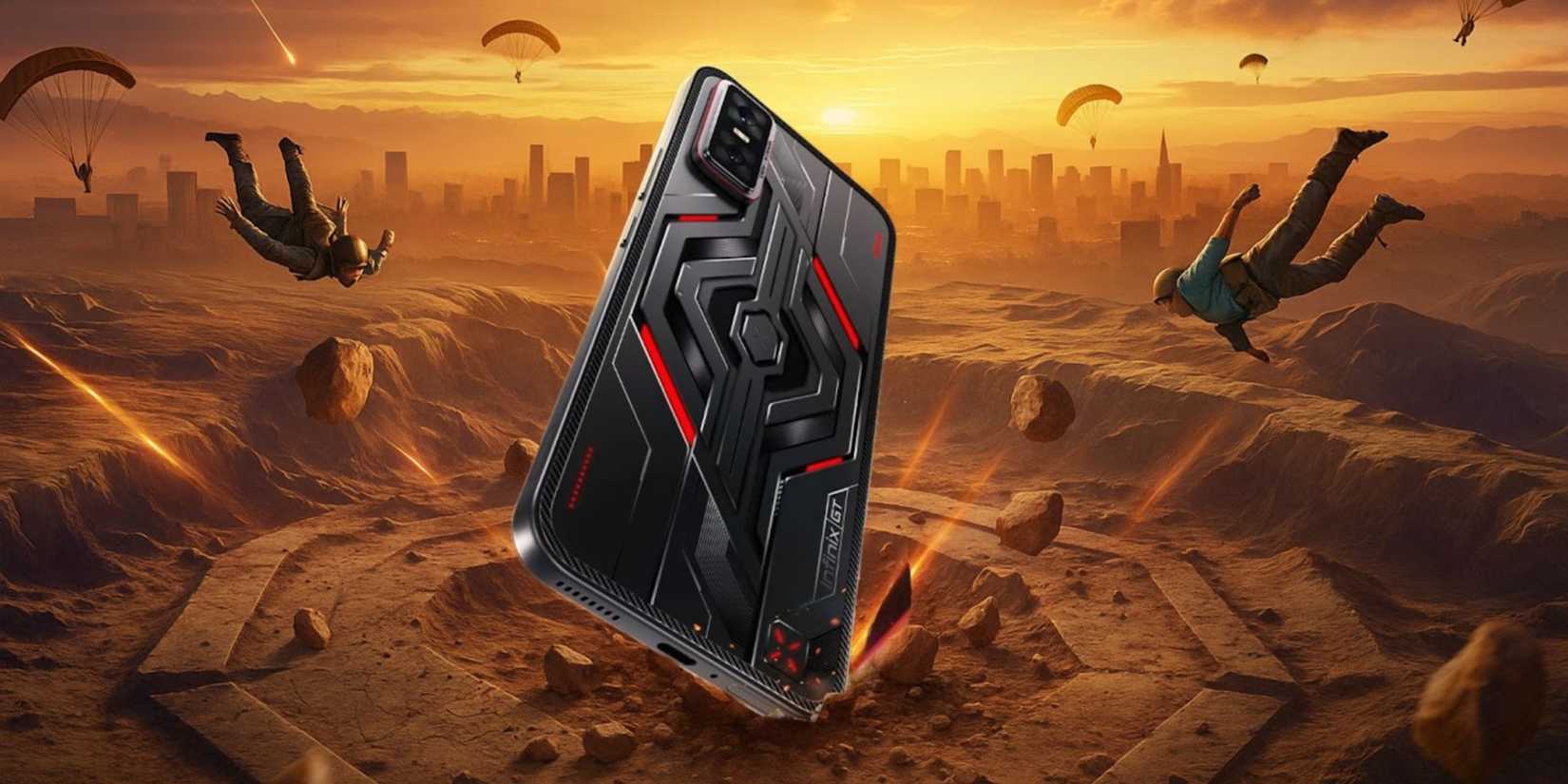 Image of the Infinix GT30 X PUBG press photo.