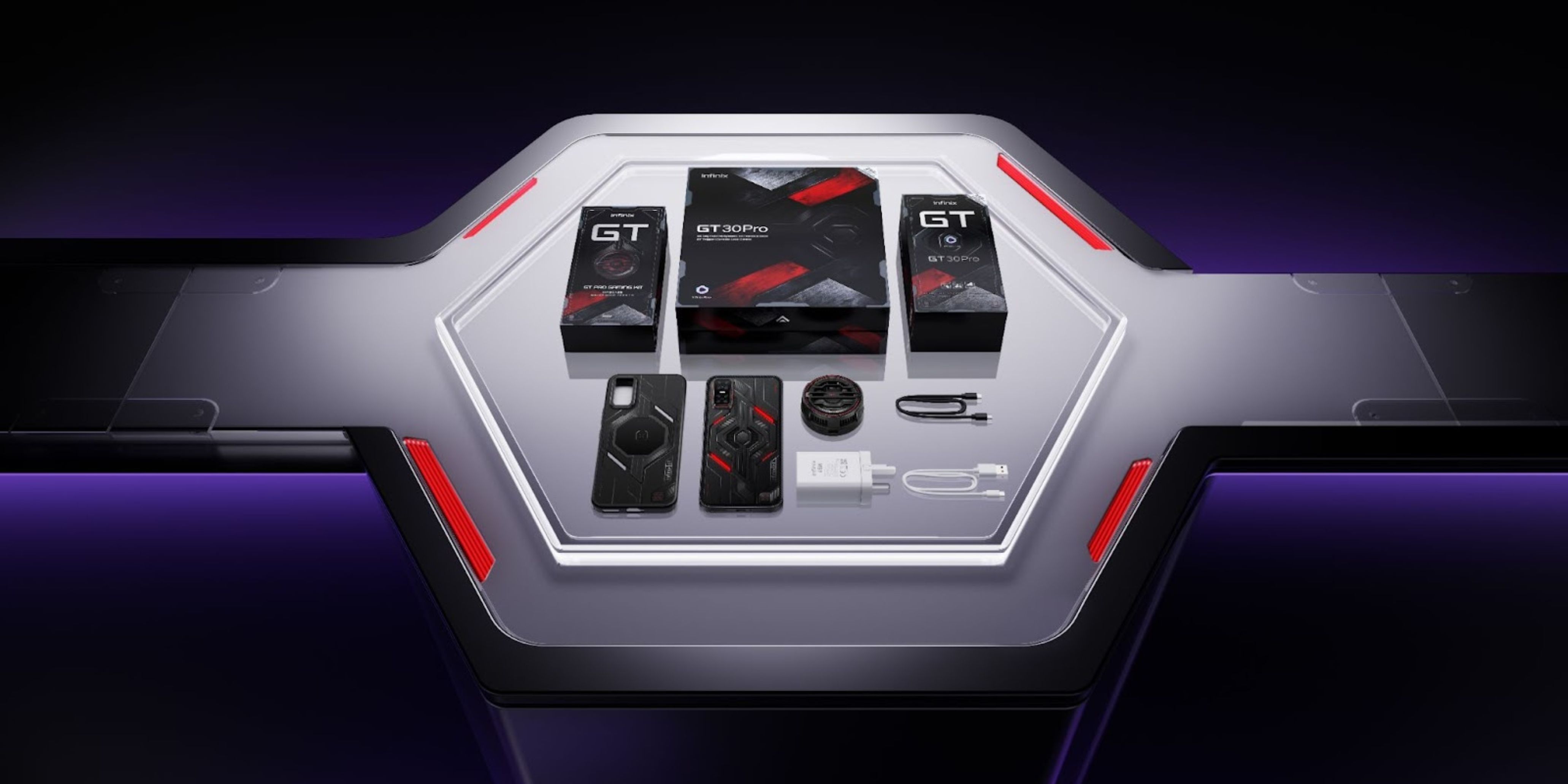 Image of the Infinix Gt 30 pro showcase.