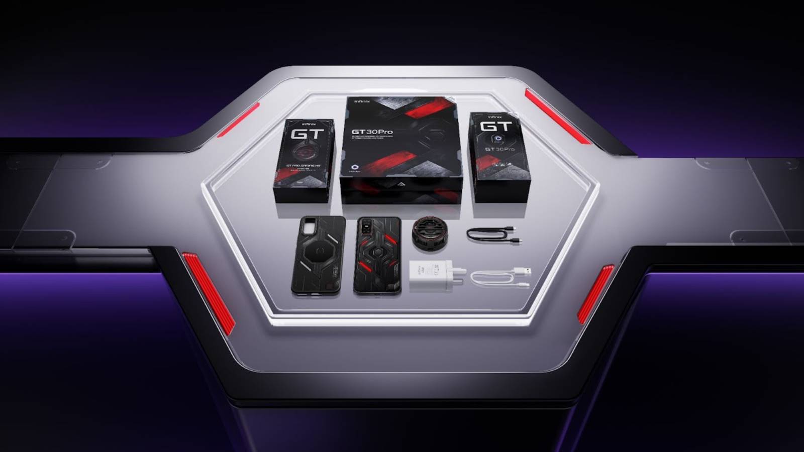 Image of the Infinix Gt 30 pro showcase.