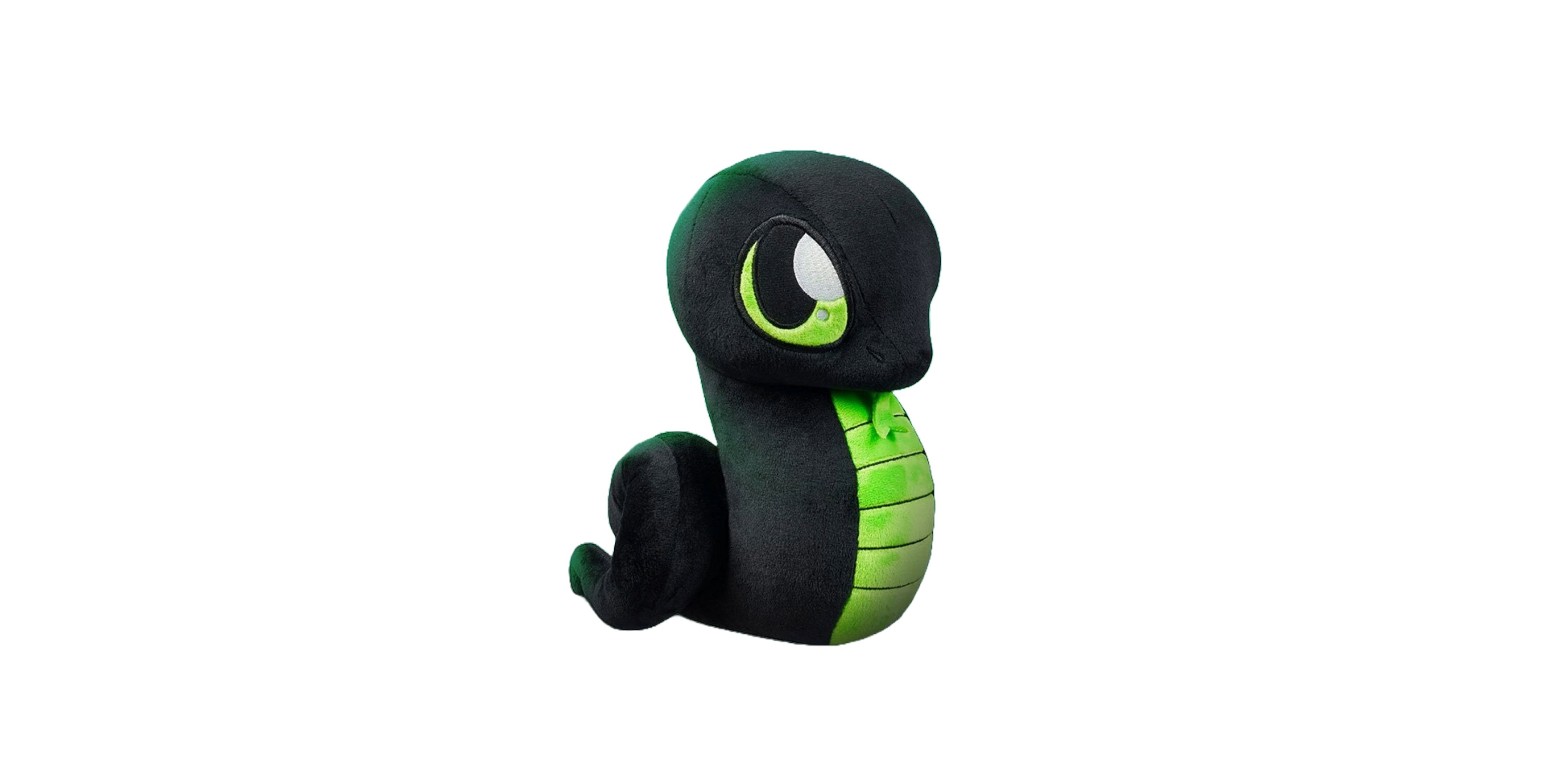 Image of the Sneki Snek Plushie  on a white background.
