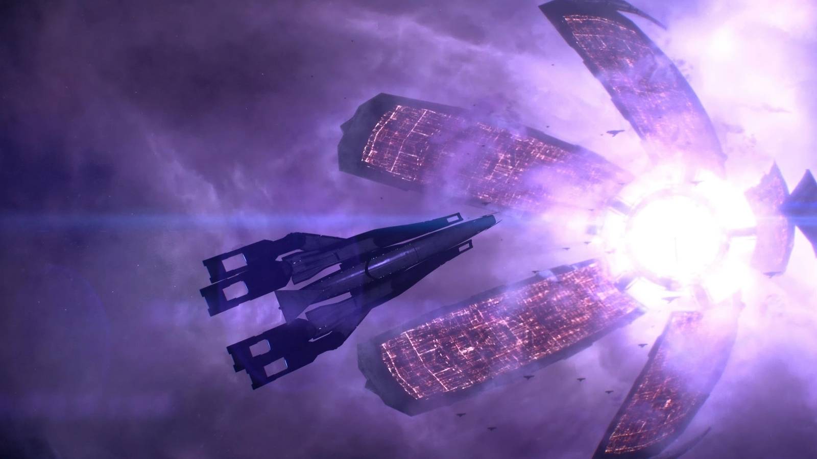 mass effect 1 normandy enters citadel