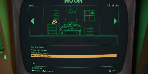 Using Giftbox Memorabilia in Moon Mini-Game FNAF Secret of the Mimic