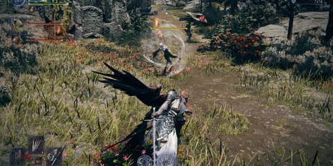 Using wind on an enemy in Elden Ring Nightreign