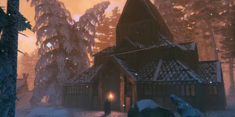 Valheim Deep North Biome New POI Abandoned Viking Hall 2