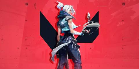 Valorant key art red background