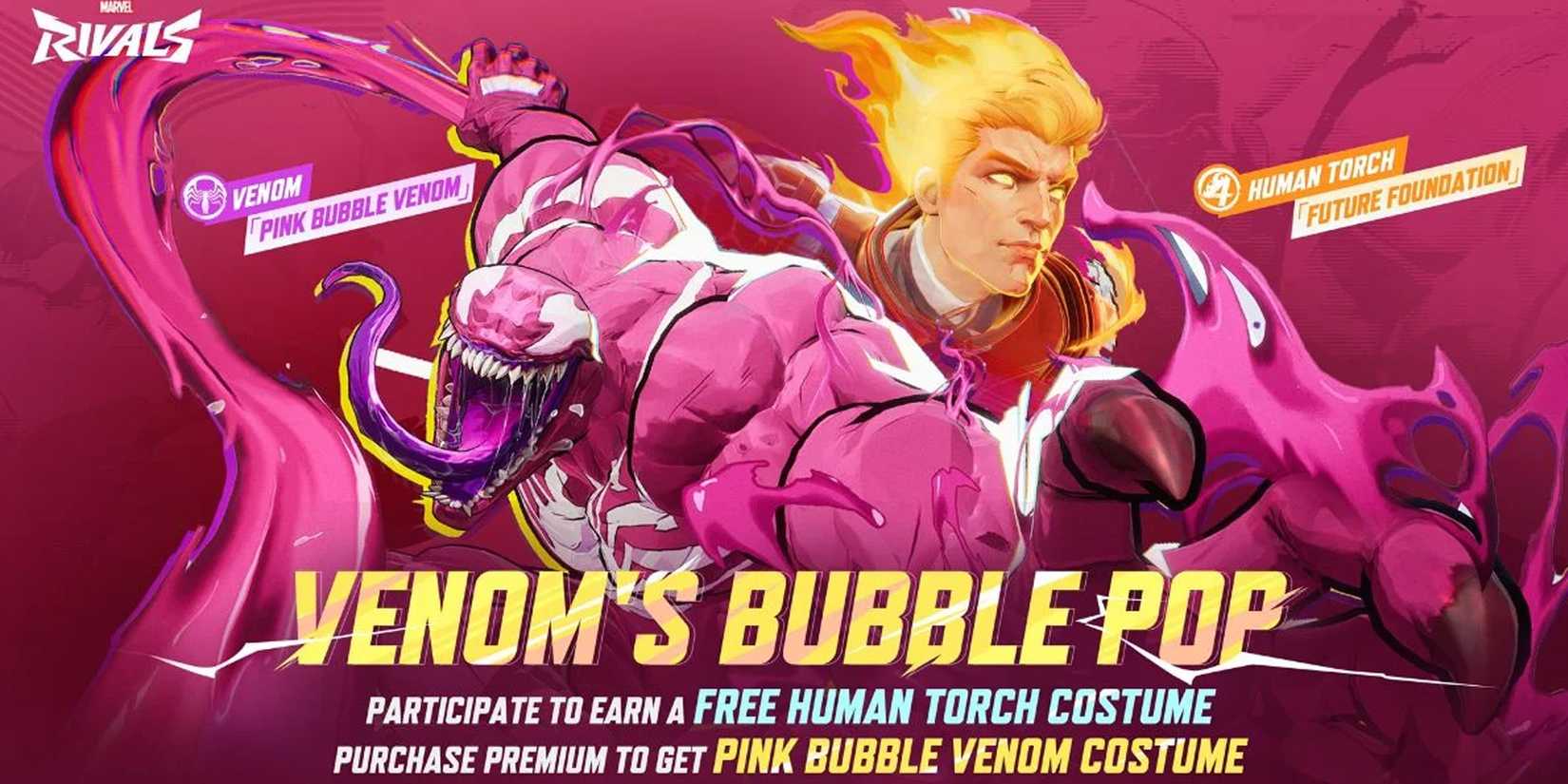venom bubble pop marvel rivals