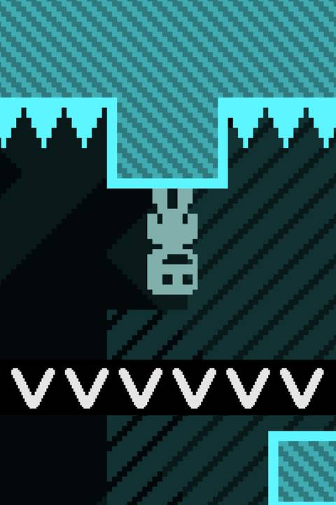 VVVVVV video game cover art tag