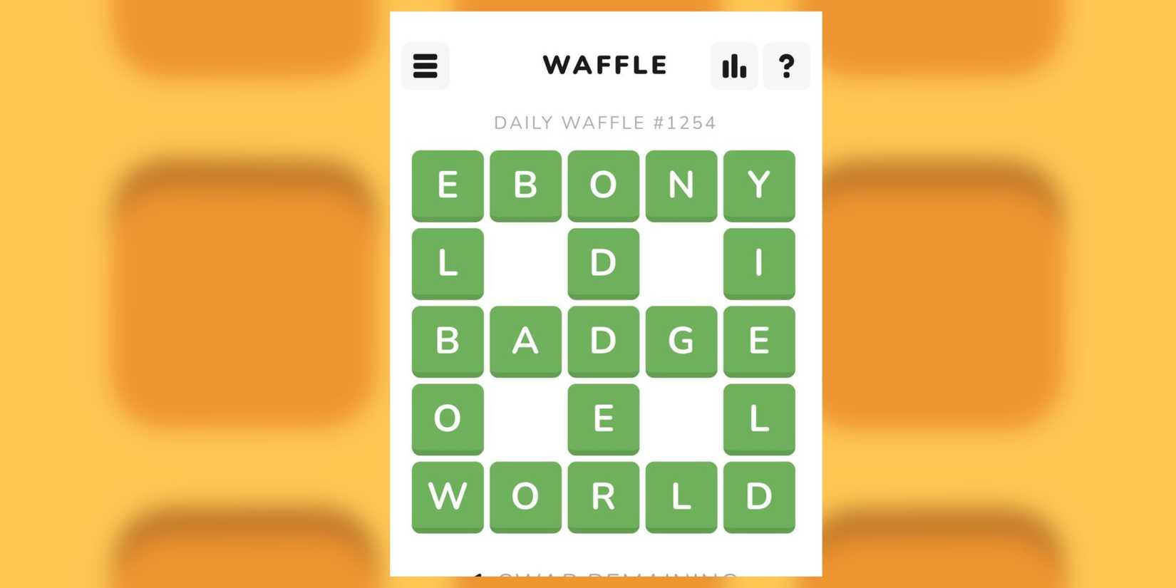 waffle answers today