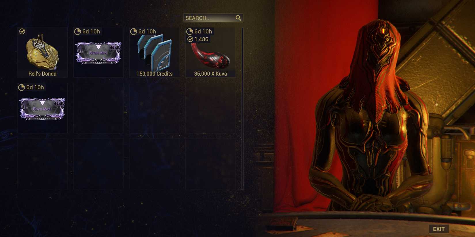 Warframe - Riven Buying