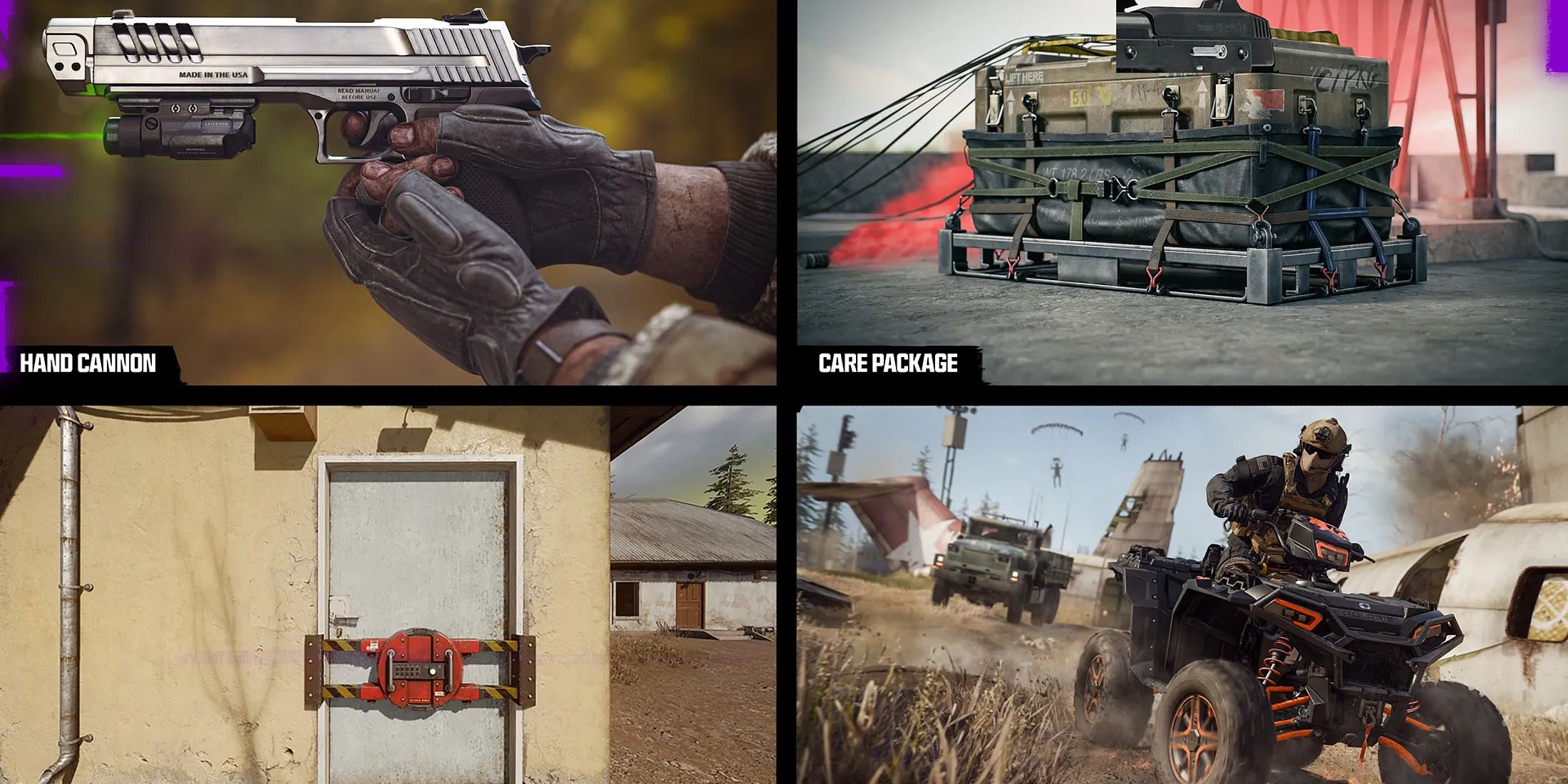 Warzone field upgrade and care package - season 4 reloaded