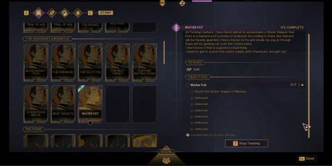 Water Fat Mission Log Dune Awakening