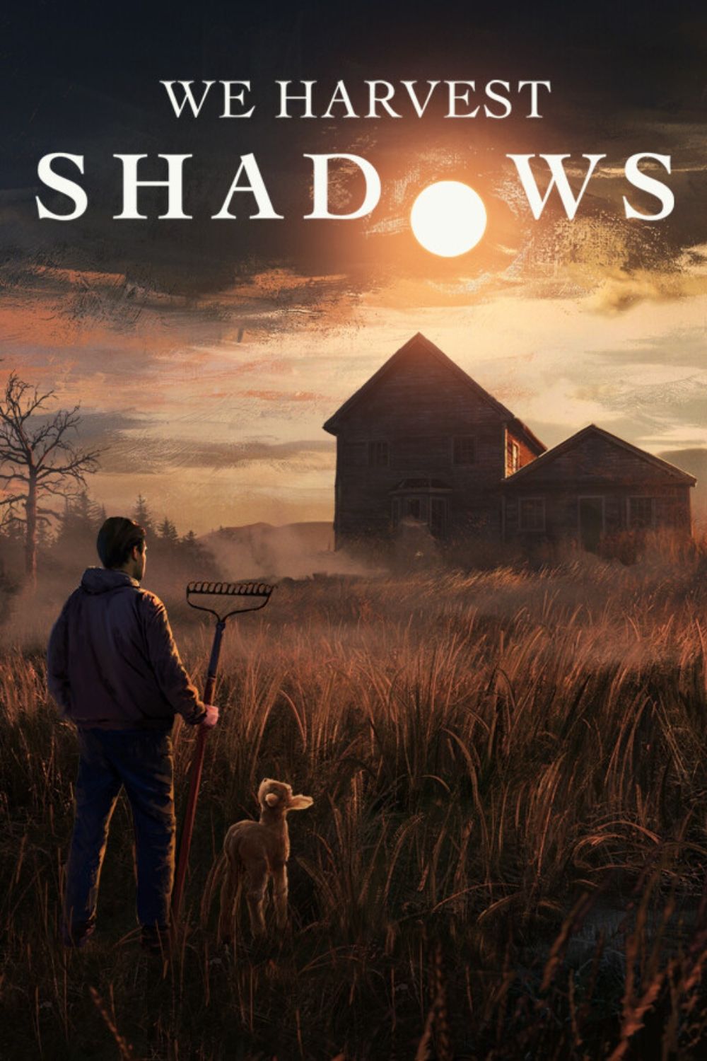 We Harvest Shadows video game cover art tag