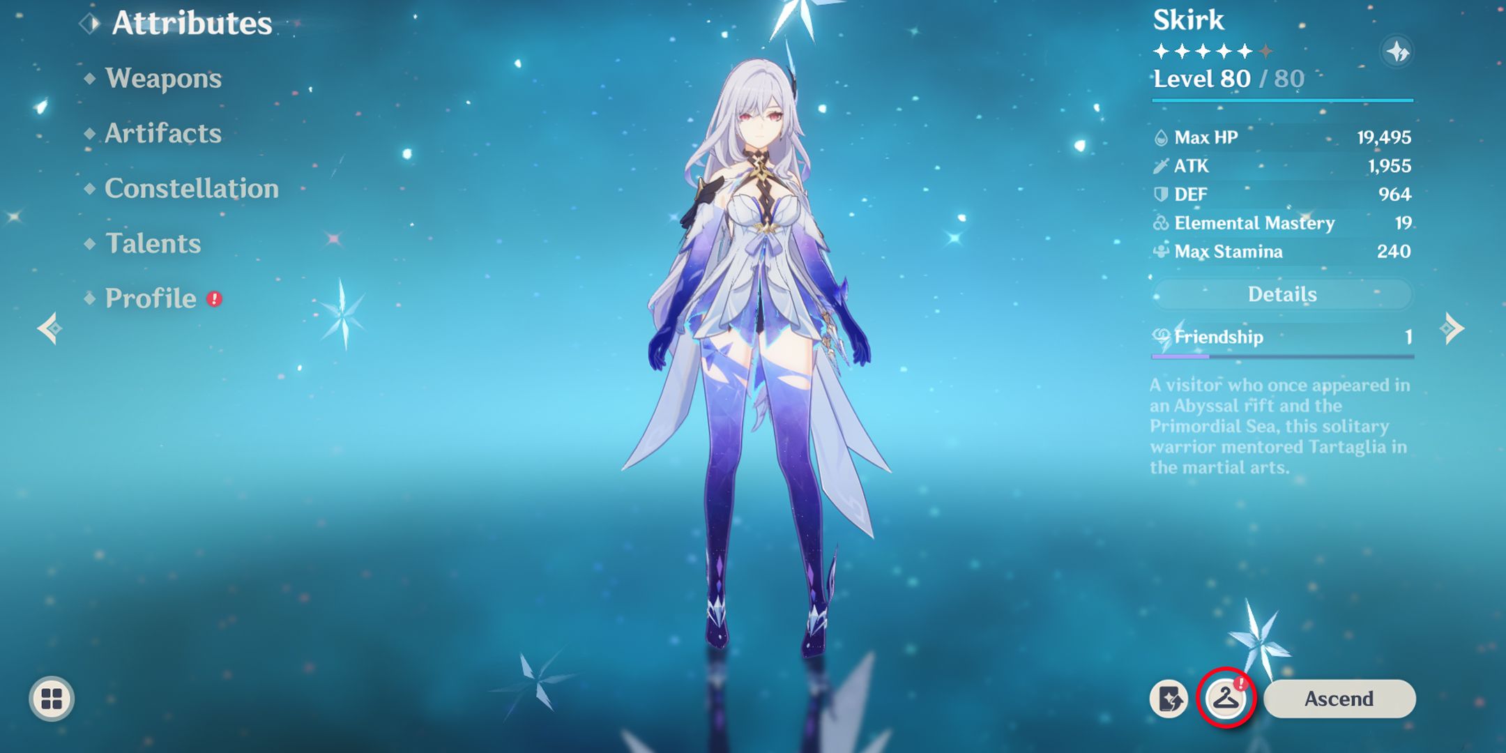 Weapon Skin (Radiant Phantasm) In Genshin Impact