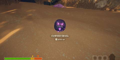 what to do with cursed skull peak