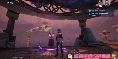 Where Prismbeard first set sail location in Palia's The True Treasure quest