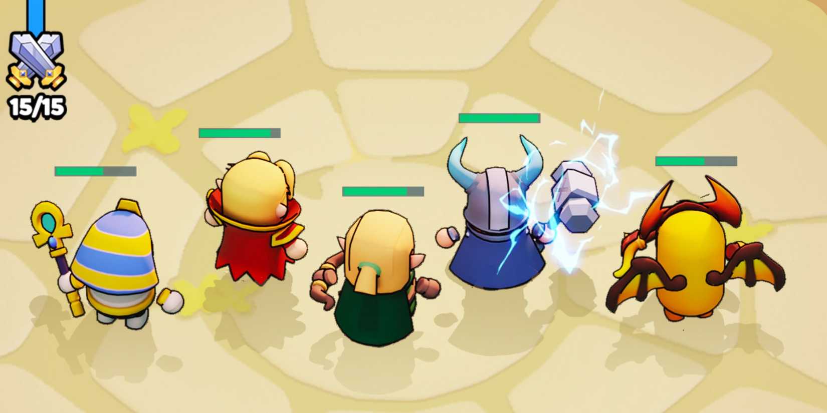 Wittle Defender characters