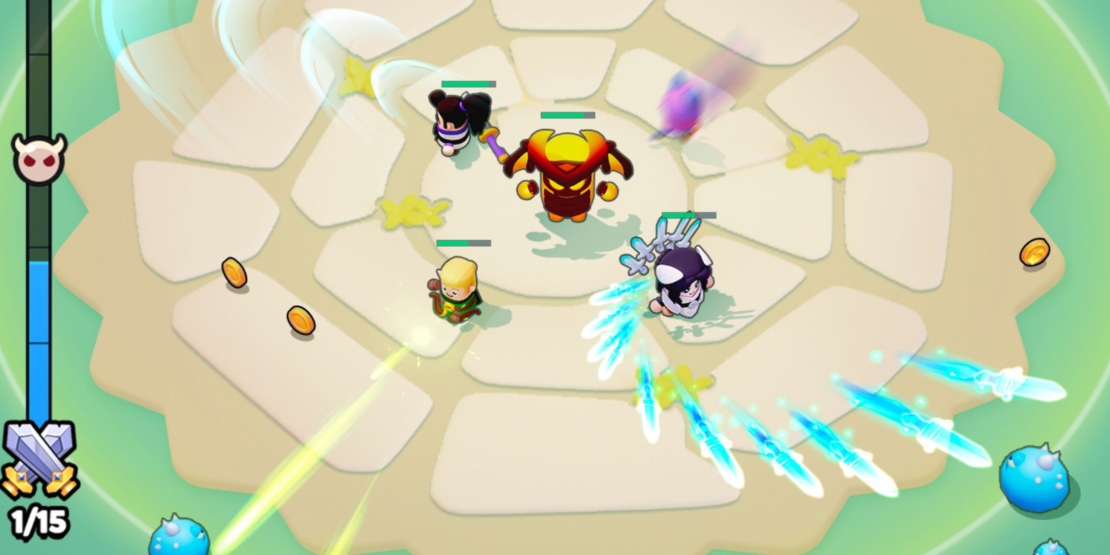 Wittle Defender characters