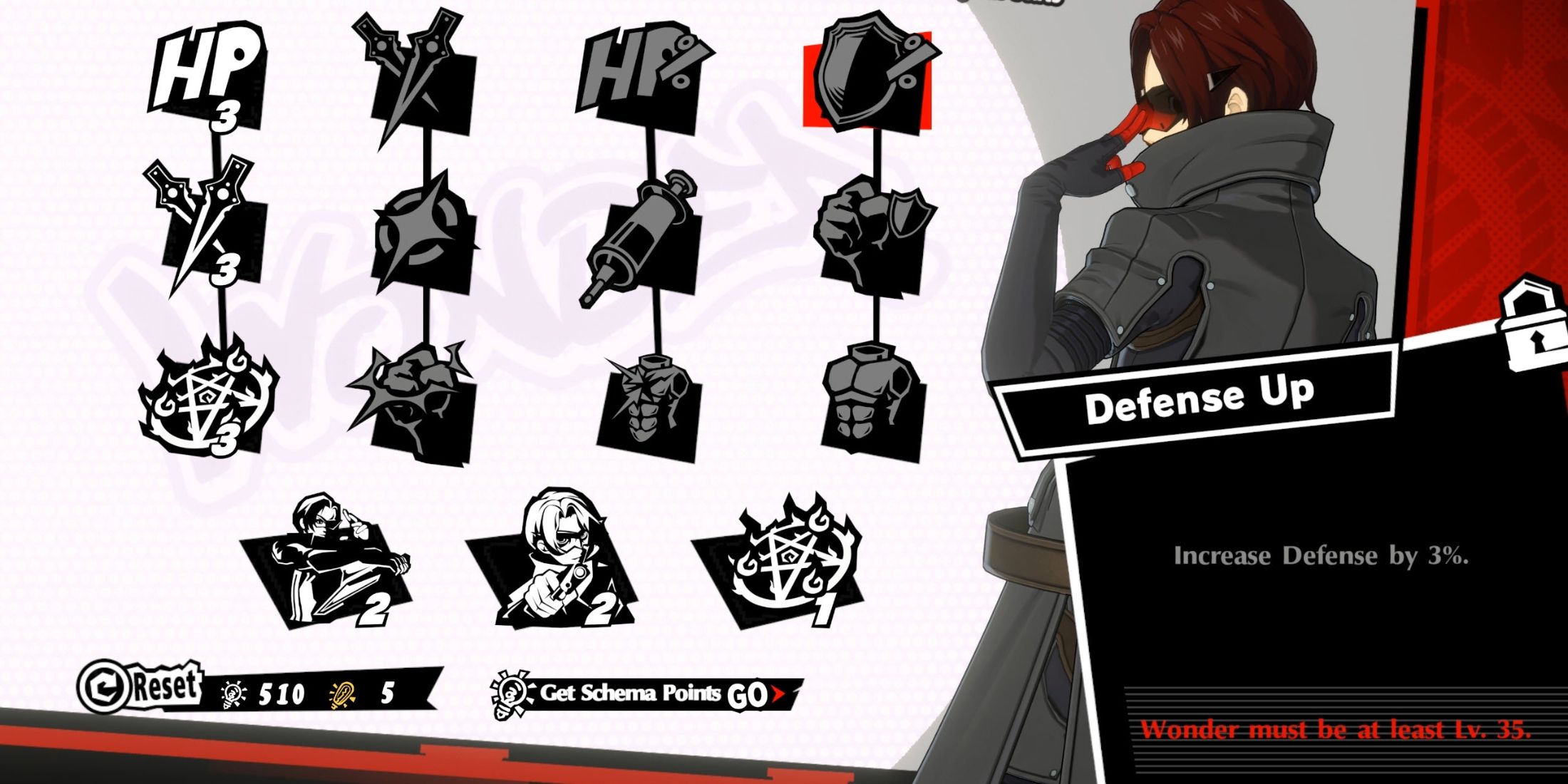 Wonder's Stats P5X