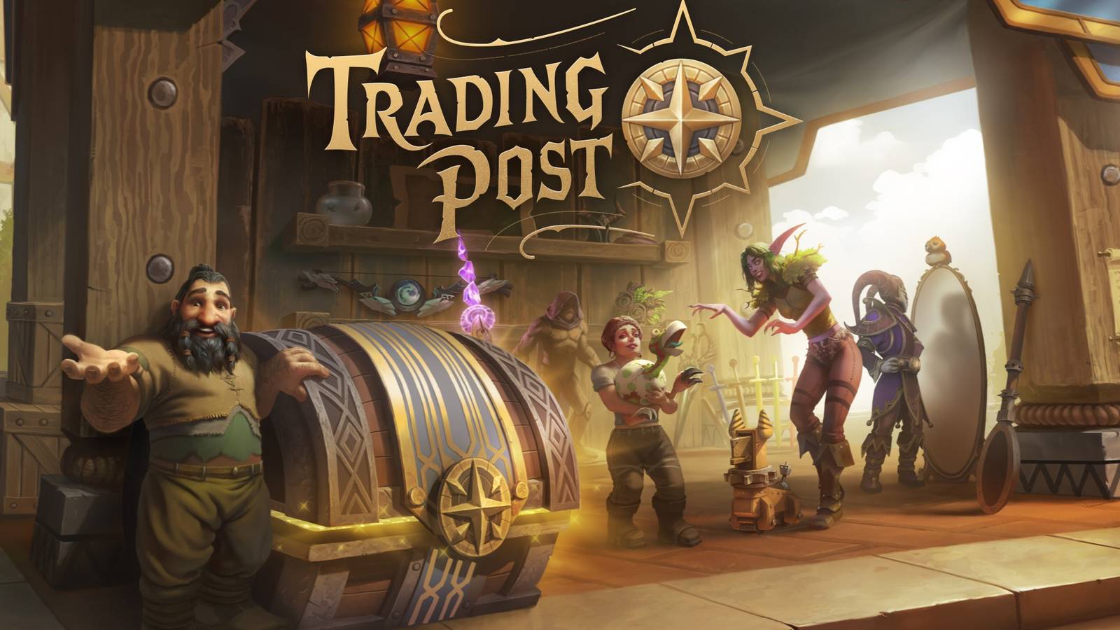 world-of-warcraft-trading-post-july-2025-rewards-forsaken-mount-and-transmog-sets-purple-green-colors