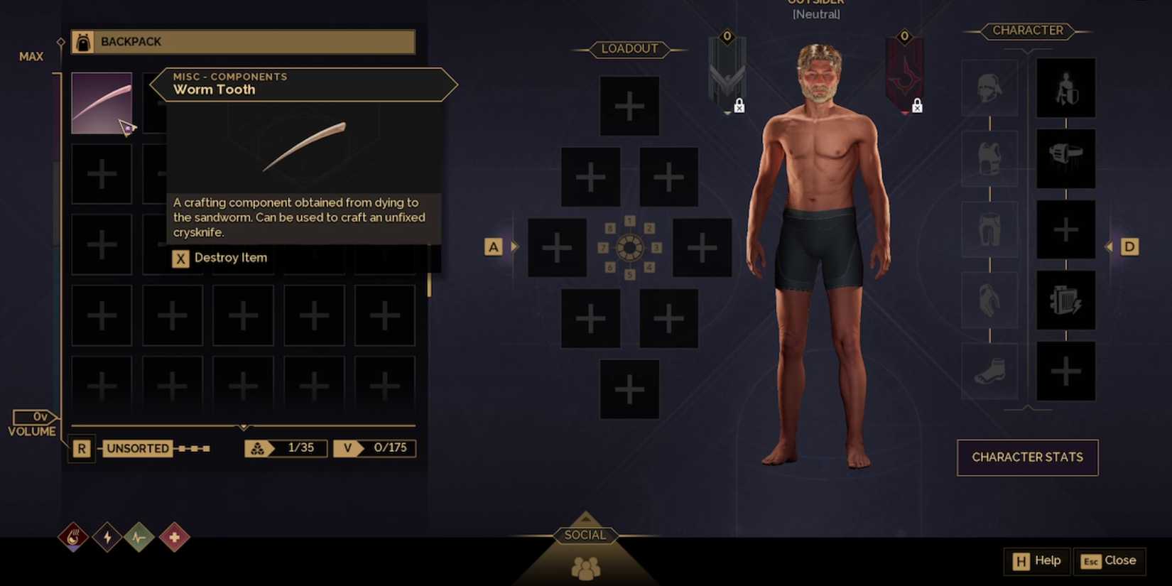 worm tooth in dune awakening