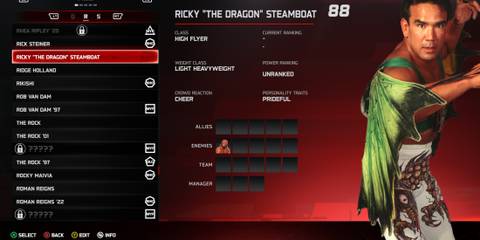 WWE 2K25 setting Macho Man as Steamboat's enemy