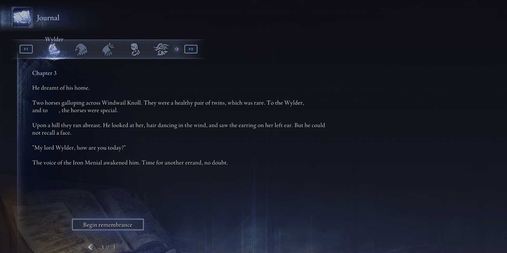 Wylder Chapter 3 - Elden Ring Nightreign