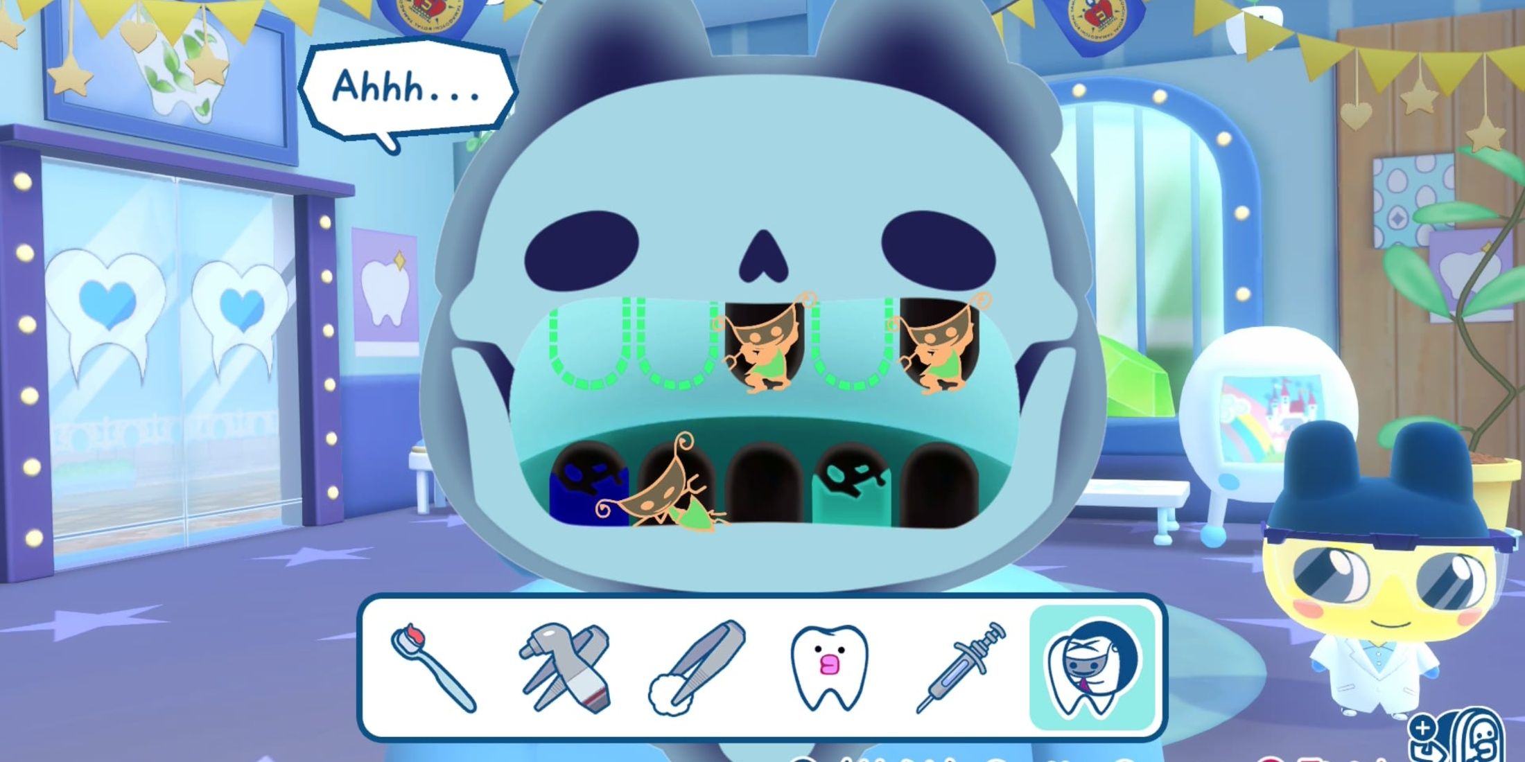 x-ray dentist shop tamagotchi plaza
