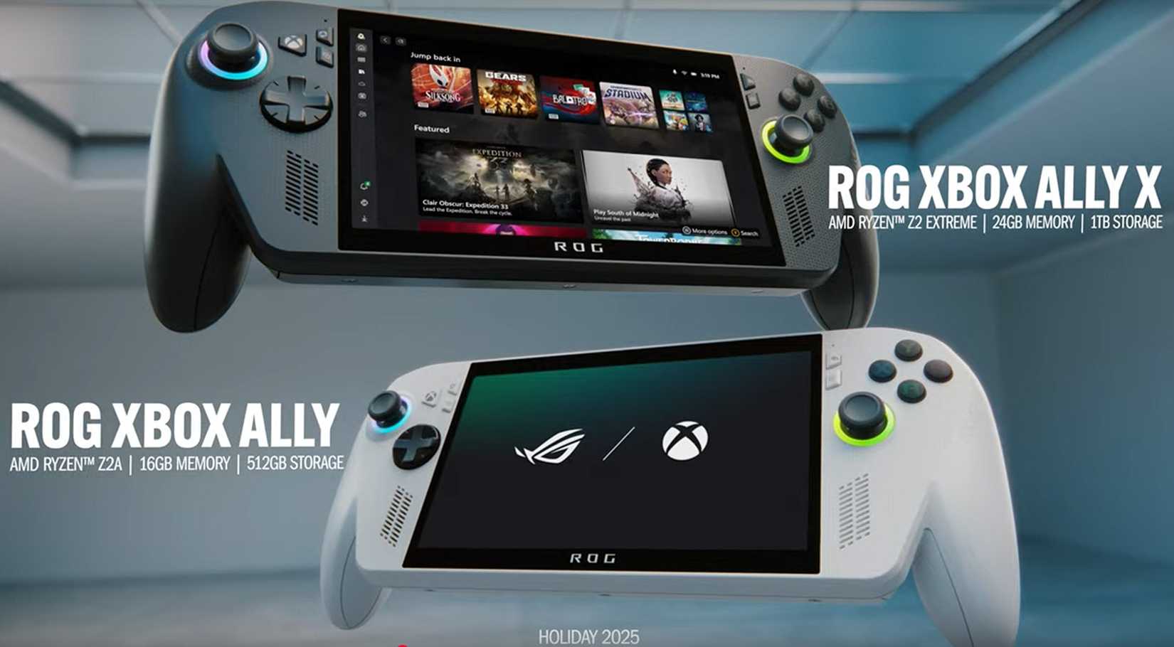 Xbox Ally Console Versions