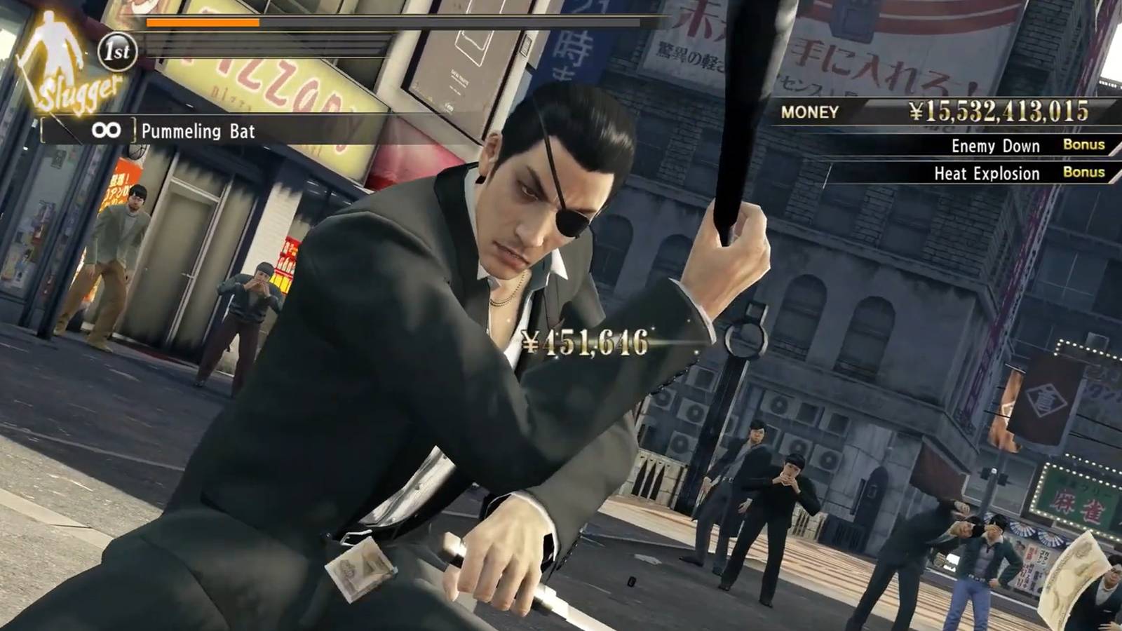 Yakuza 0 Red Light Raid Characters- Slugger Majima 1