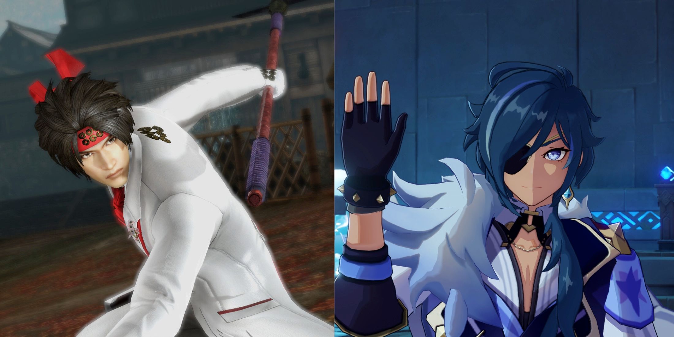 Yukimura in Samurai Warriors 4 and Kaeya in Genshin Impact
