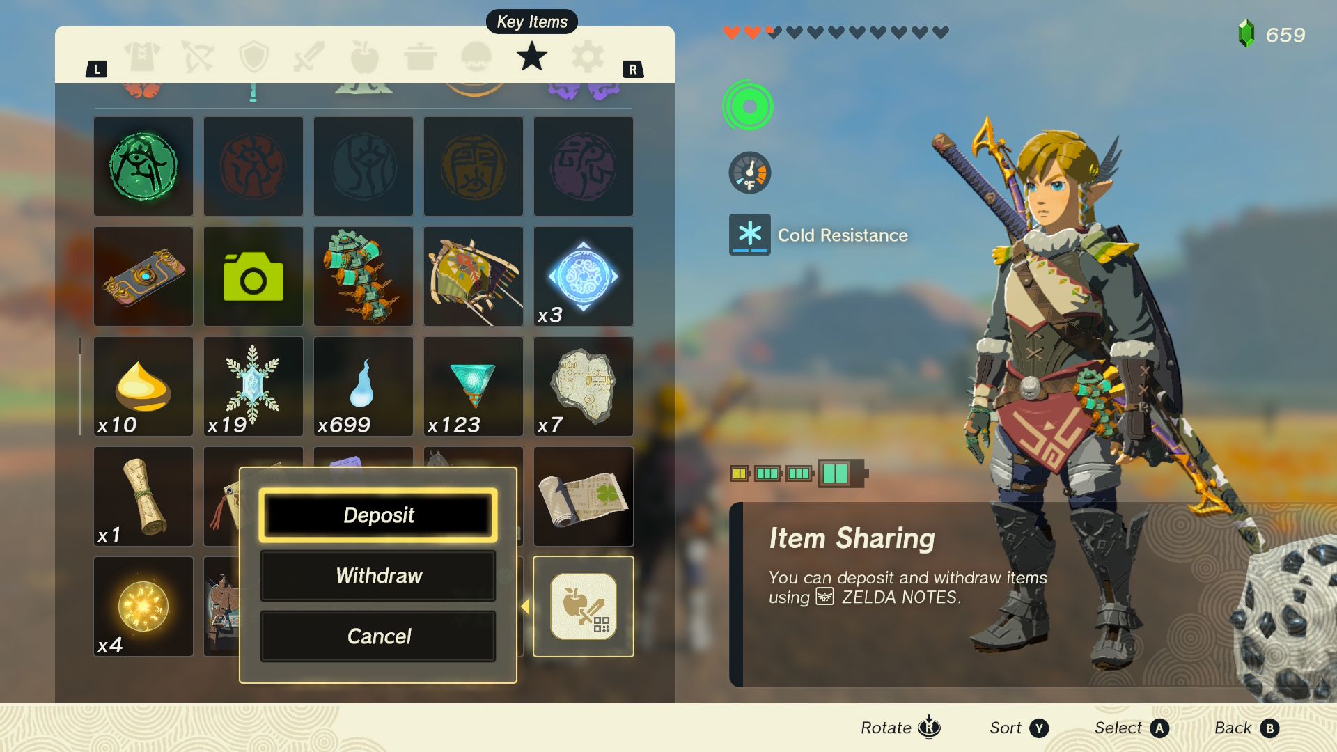How to Share Items With Friends in Breath of the Wild & Tears of the ...