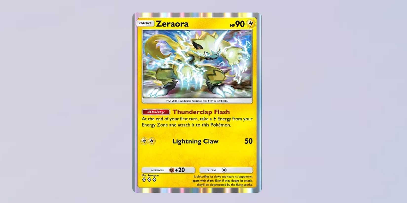 Zeraora Extradimensional Crisis Expansion Pokemon TCG Pocket