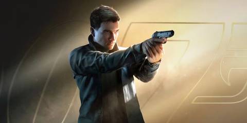 007 First Light James Bond aiming gun key artwork