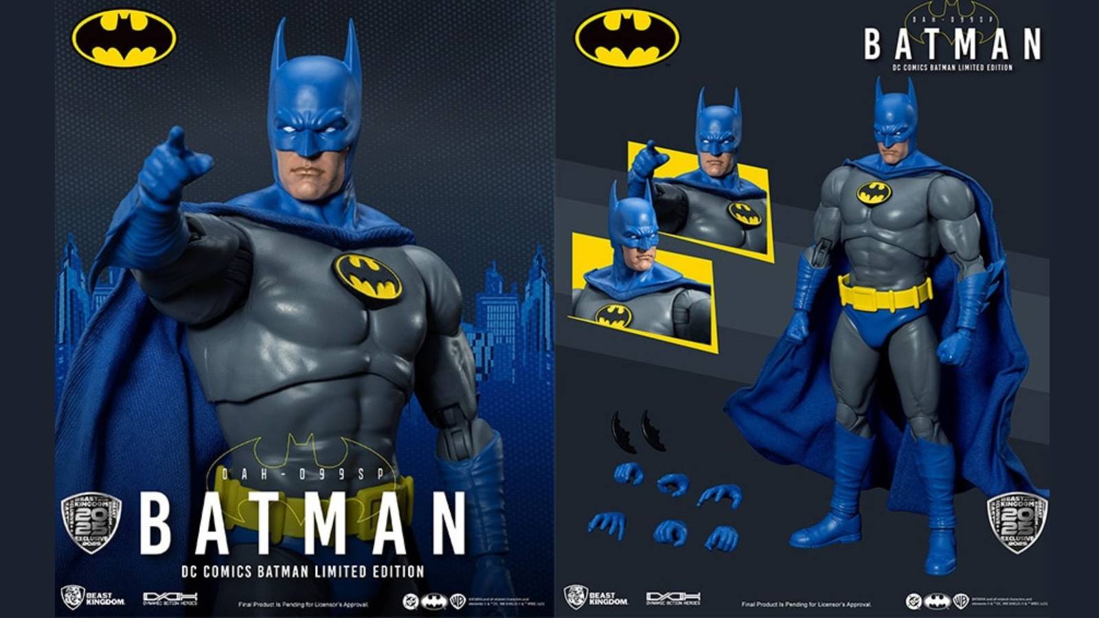 Image of the Batman figurine unveiled at SDCC.