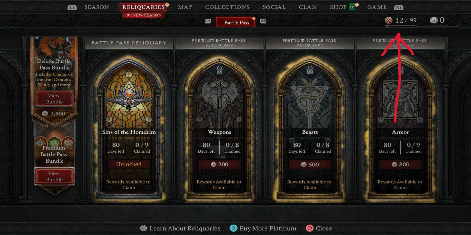 The Progress Bar for Favor Tokens