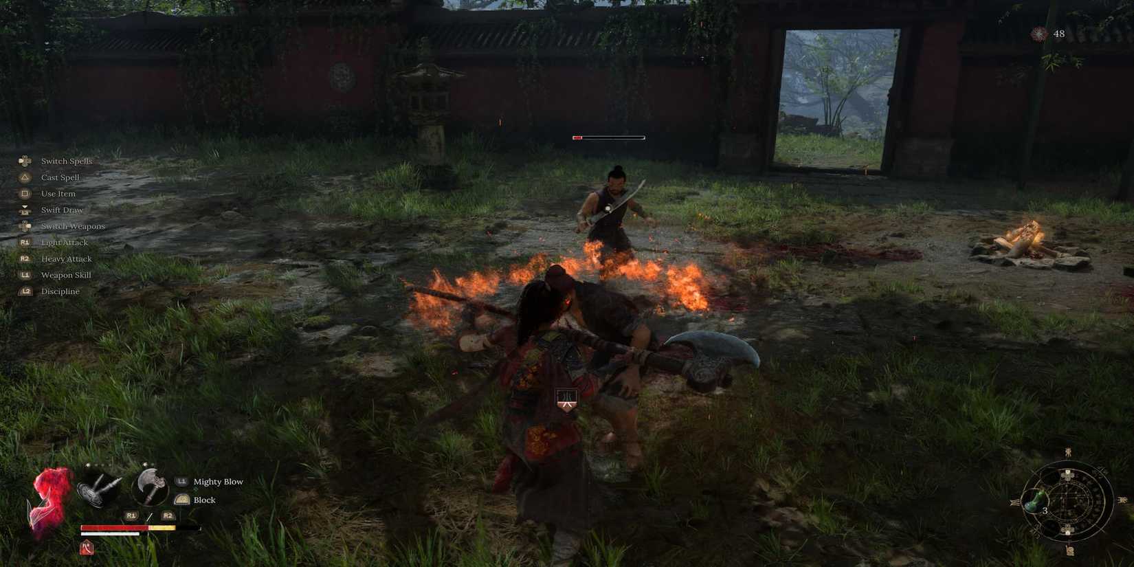 The Player Blocking But Still Getting Burn 