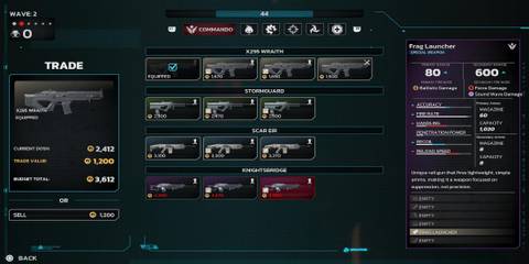 The List of All Commando Weapons in the Trader 