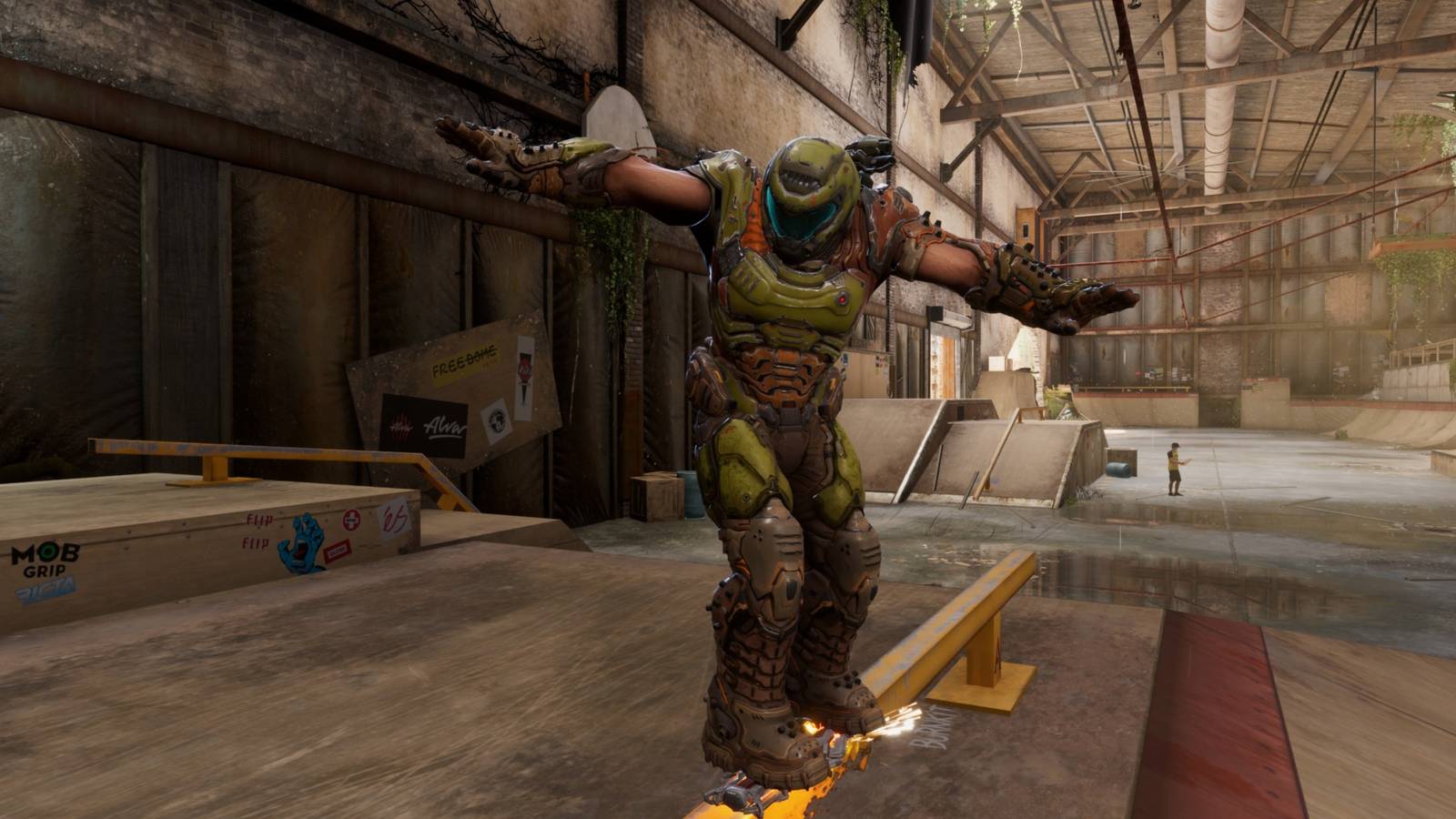 100% in skater island