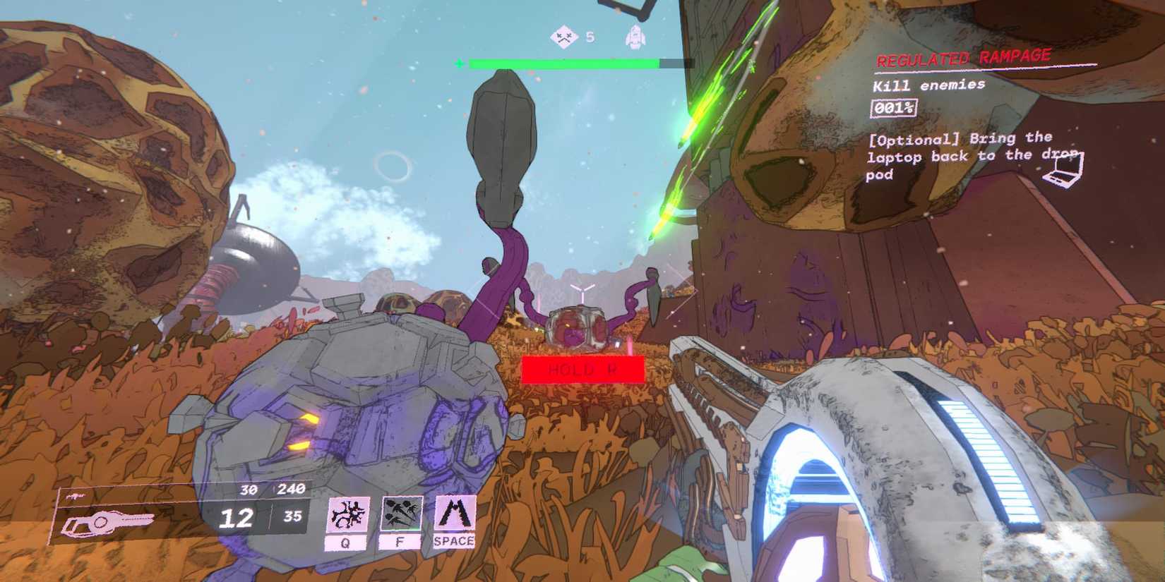 A Glider Using Their Salvo Ability 