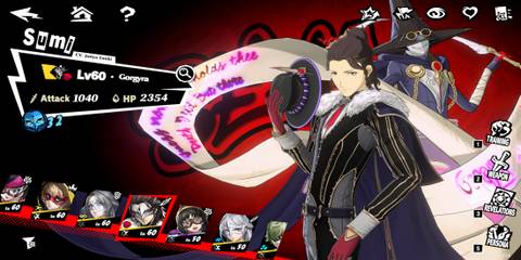 Sumi in the Thieves Menu 