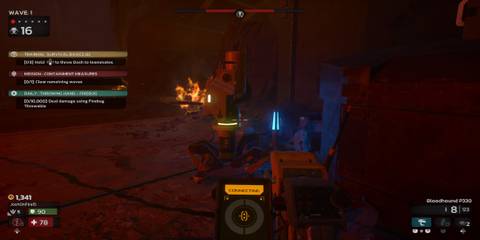 The Player Using a Multi-Tool 