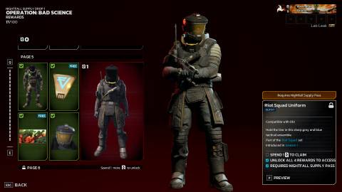 KF3 Medic Riot Squad Outfit