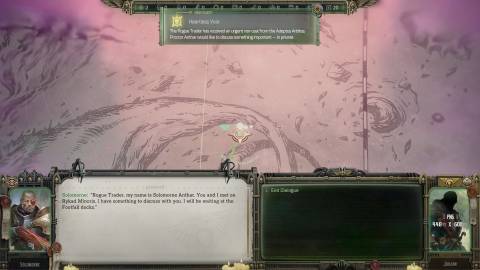 Rogue Trader Solomorne Anthar message