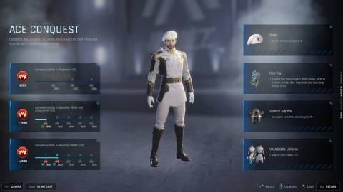 Mecha BREAK Ace Conquest rewards